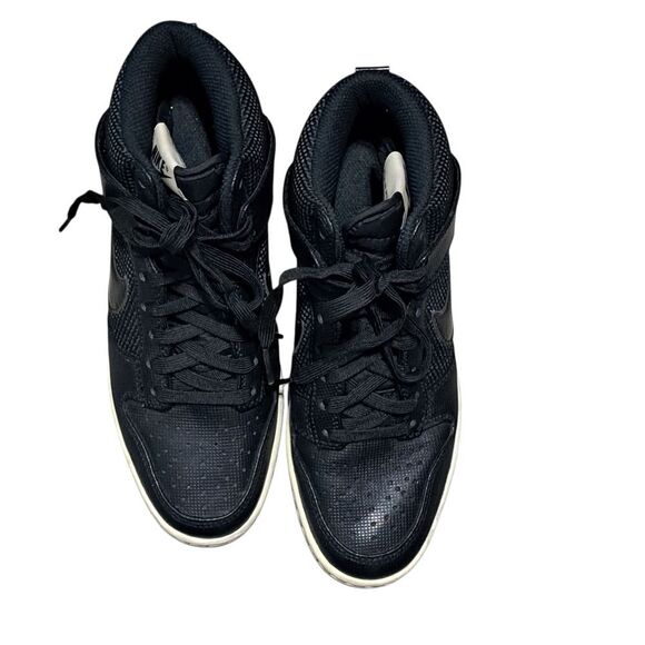 Nike Dunk Sky High Essential Team Red Y Wedge Y2K Lace Up Sneaker Sz 7 Black - Picture 6 of 13